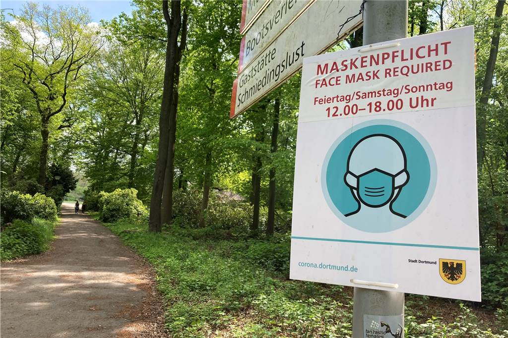 Riesige Spiel-Landschaft mit viel Grün, Wasser und Geschichte im Video-Check An Wochenende gilt im Fredenbaumpark generelle Maskenpflicht - inzwischen sogar bis 20 Uhr.
