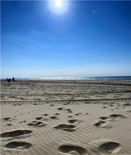 André Adamietz hat es sich dieses Jahr am Strand der Stadt Katwijk aan Zee an der niederländischen Nordseeküste gut gehen lassen.