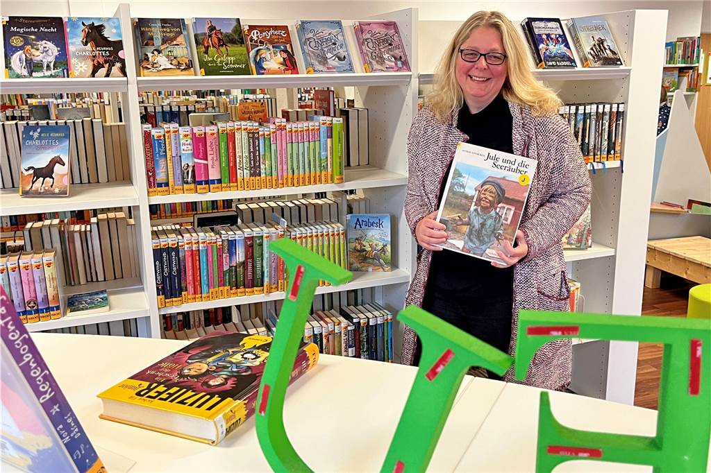 Marina Haxter ist Fan der Stadtbücherei: „Dieser Ort macht furchtbar viel Spaß“ Andrea Coenen-Brinkert leitet seit 2017 die Halterner Stadtbücherei. Die Diplom-Bibliotekarin mag Kinder- und Jugendliteratur.