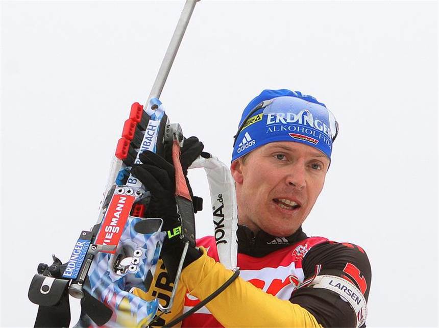 Staffel mit Schempp, Lesser, Peiffer und Birnbacher Andreas Birnbacher kehrt in die Staffel zurück. Foto: Antonio Bat