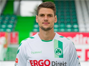 Andreas Hofmann verlässt Fürth in Richtung Karlsruhe. Foto: Daniel Karmann