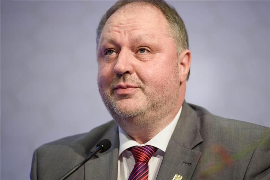 DHB-Präsident Michelmann kritisiert TV-Sender ARD und ZDF Andreas Michelmann wurde erneut zum Präsidenten des Deutschen Handballbundes gewählt. Foto: Gregor Fischer