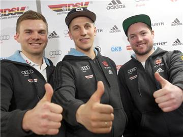 Andreas Sandner, Josef Ferstl und Klaus Brandner starten bei der WM in den Speed-Disziplinen. Foto: Stephan Jansen