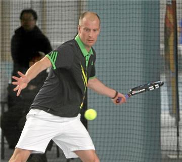 Andreas Thivessen schied im Viertelfinale bei den Deutschen Meisterschaften aus. Foto: Felgenträger Tennis Andreas Thivessen