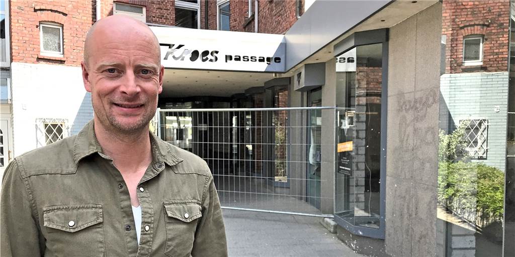 Kroes-Passage in Werne öffnet künftig nicht mehr durchgehend Andreas Thiveßen vor der Kroes-Passage