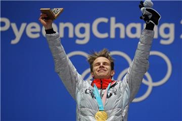 Andreas Wellinger holte in Pyeongchang überraschend Gold im Einzel. Foto: Michael Kappeler