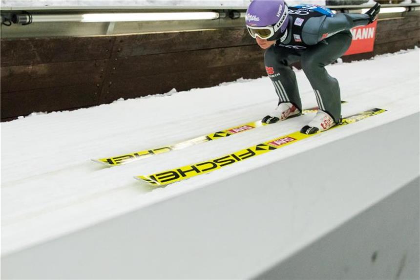 Wellinger führt deutsches Aufgebot für Skifliegen an Andreas Wellinger startet beim Skifliegen am Kulm. Foto: Daniel Karmann