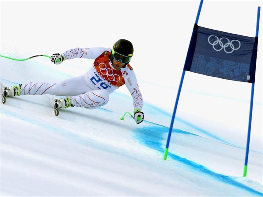 Super-G bleibt Elch-Revier: Norweger Jansrud siegt Andrew Weibrecht hatte die schnellsten Zwischenzeiten - am Ende wurde er Zweiter. Foto: Karl-Josef Hildenbrand