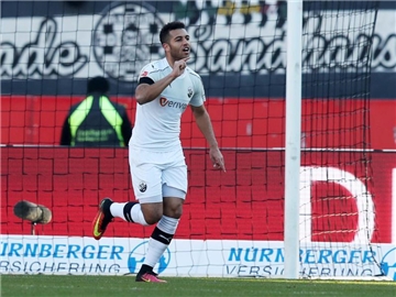 Andrew Wooten bleibt in Sandhausen. Foto: Daniel Karmann