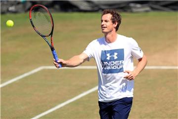 Andy Murray macht sich fit für Wimbledon. Foto: Adam Davy/PA Wire
