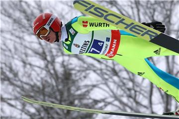 Angeführt von Richard Freitag hat das DSV-Team eine Medaille verpasst. Foto: Karl-Josef Hildenbrand