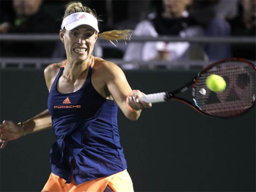 Kerber startet mit Sieg - Auch Görges in Runde drei Angelique Kerber erreichte in Miami die dritte Runde. Foto: Luis M. Alvarez