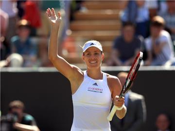 Angelique Kerber erreichte in Wimbledon das Achtelfinale. Foto: Adam Davy