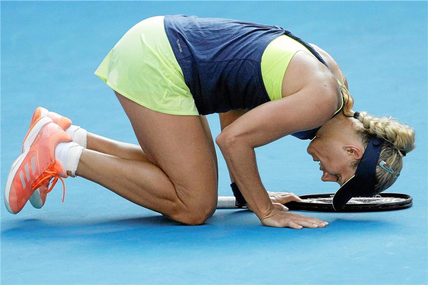 Niederlage gegen Halep: Halbfinal-Aus für Kerber Angelique Kerber ist bei den Australian Open ausgeschieden.