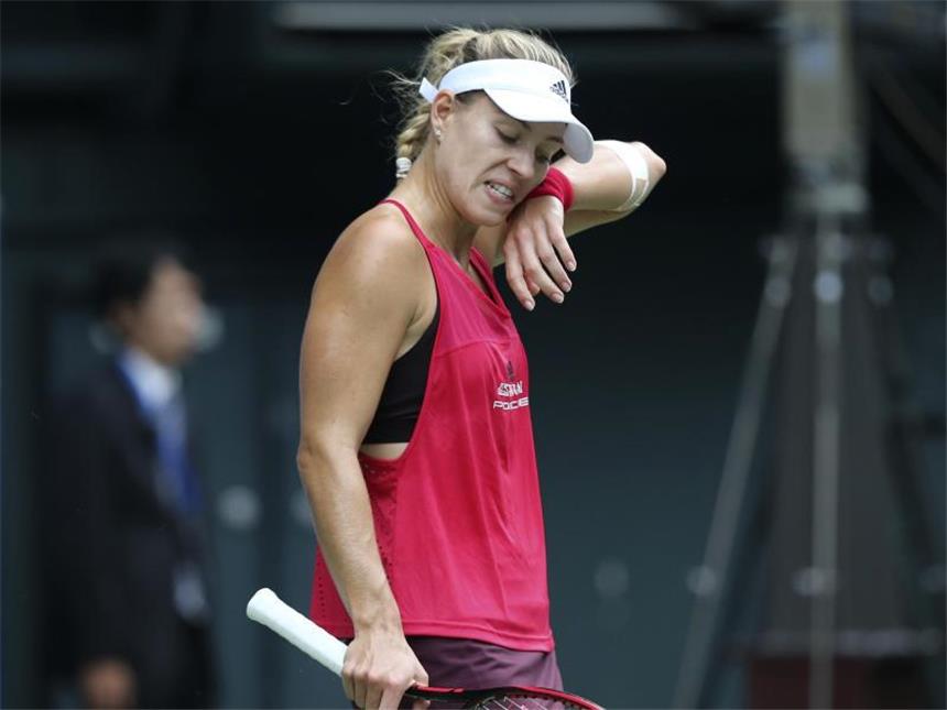 Kerber verliert Auftaktmatch in Luxemburg Angelique Kerber ist beim WTA-Turnier in Luxemburg an Monica Puig gescheitert. Foto: Koji Sasahara