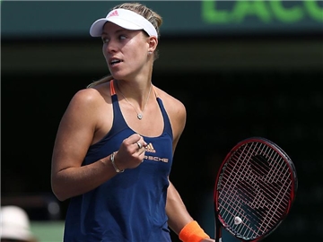 Angelique Kerber ist in Monterrey ins Endspiel eingezogen. Foto: Patrick Farrell