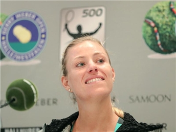Angelique Kerber ist in Wimbledon an Nummer eins gesetzt. Foto: Friso Gentsch
