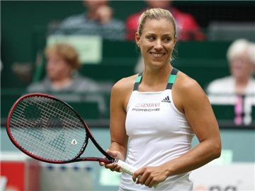 Angelique Kerber spielt in Wimbledon in Runde 1 gegen eine Qualifkantin. Foto: Friso Gentsch