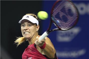 Angelique Kerber steht in Peking in Runde zwei. Foto: Koji Sasahara