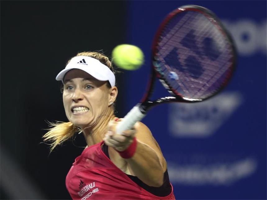 Kerber in Peking weiter - Barthel ausgeschieden Angelique Kerber steht in Peking in Runde zwei. Foto: Koji Sasahara