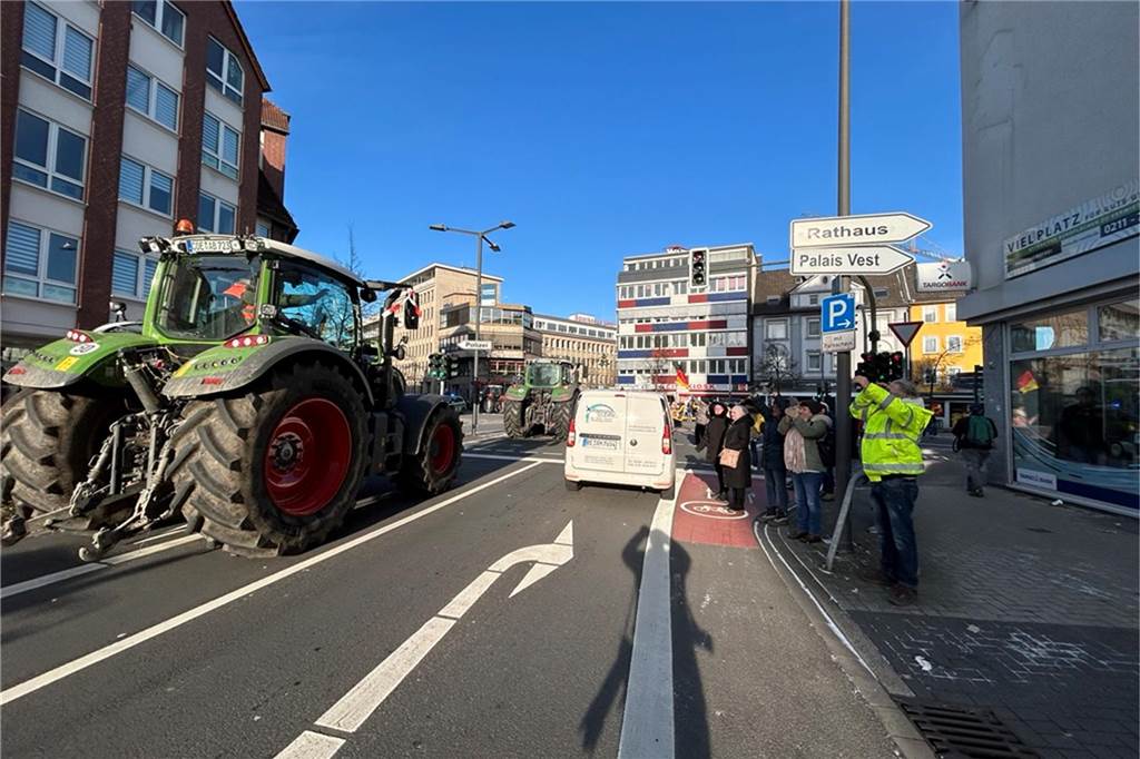 Bauerndemo am 8.1.2024 in Recklinghausen