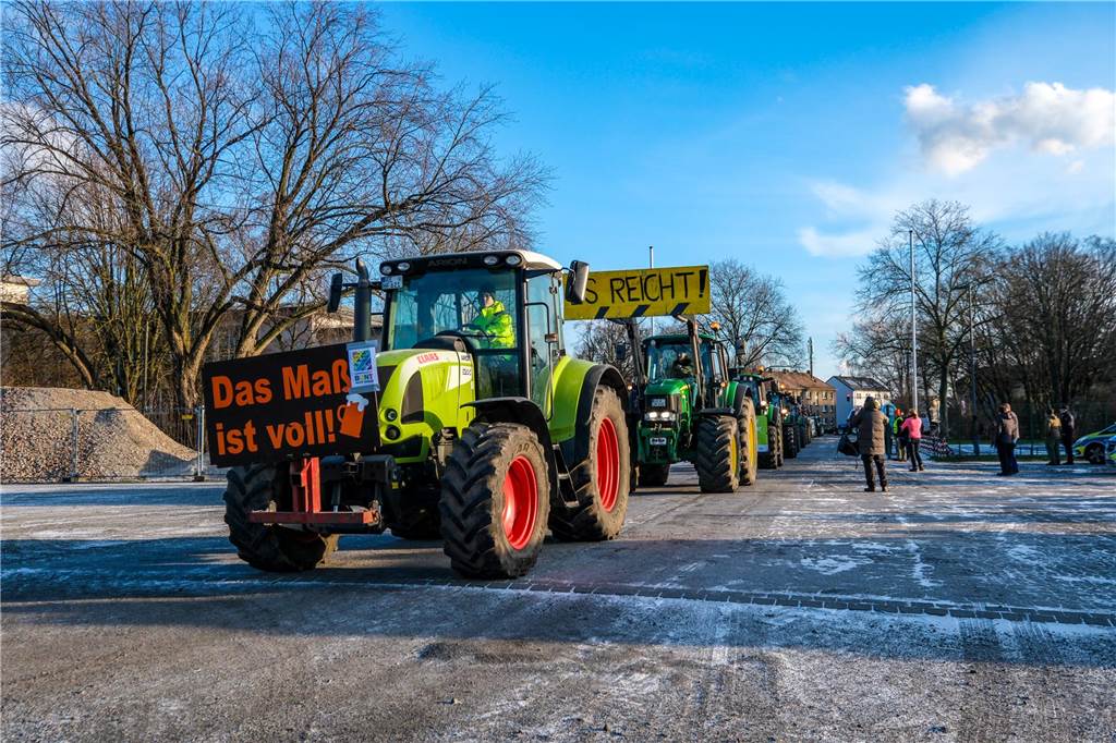 Bauerndemo am 8.1.2024 in Recklinghausen