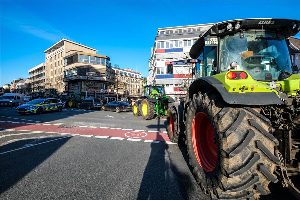 Bauerndemo am 8.1.2024 in Recklinghausen