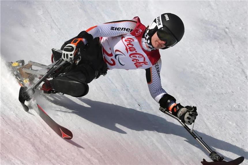 Forster stoppt Schaffelhuber bei Paralympics Anna-Lena Forster in Aktion. Foto: Karl-Josef Hildenbrand