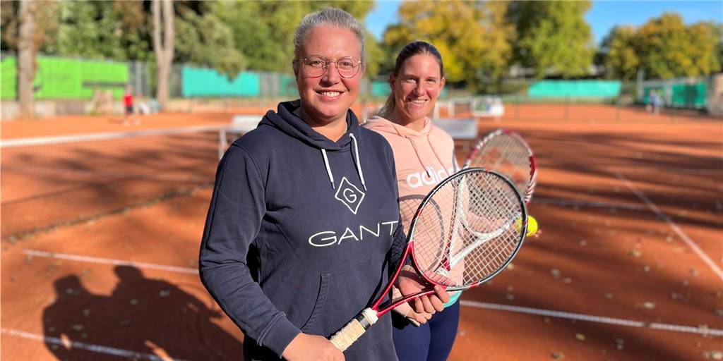 Erst Corona, jetzt die Energie-Krise: Dortmunder Tennisclub kämpft um jeden Cent Anna Maibom (l.) und Nadine Hermann vom Vorstand des TC Flora stehen auf der Tennisanlage am Bolmkerweg.
