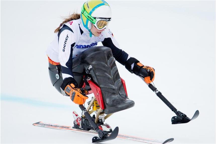 Deutschland mit 19 Athleten zu den Winter-Paralympics Anna Schaffelhuber ist die erfolgreichste deutsche Athletin der vergangenen Winter-Paralympics. Foto: Julian Stratenschulte