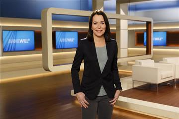 Anne Will Moderatorin Anne Will führt durch den Sonntagstalk im Ersten.