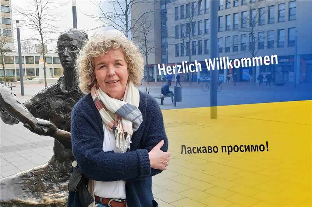 Willkommens-Fest nicht nur für Geflüchtete aus der Ukraine in Lünen Annette Goebel freut sich auf ein Willkommens-Fest (nicht nur) für ukrainische Flüchtlinge am 26. Juni.
