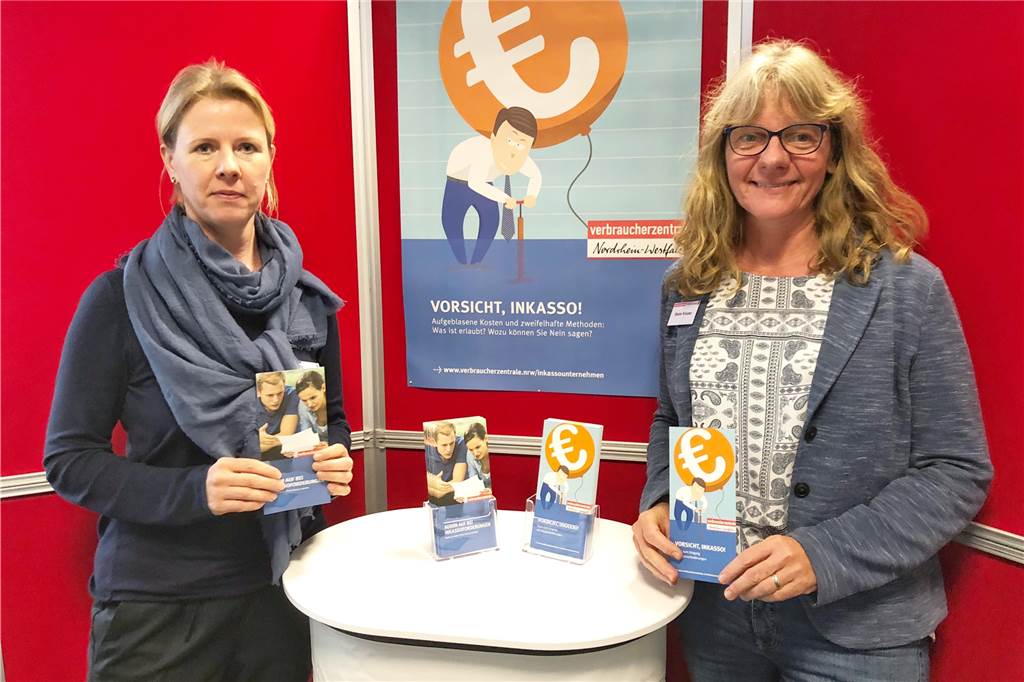 Wie Inkasso-Unternehmen versuchen, Schuldner einzuschüchtern Annette von Hadel (l.) und Beate Krause von der Schulden- und Insolvenzberatung sowie der Rechtsberatung laden am Donnerstag (4.10.) zur offenen, kostenfreien Inkasso-Sprechstunde ein.