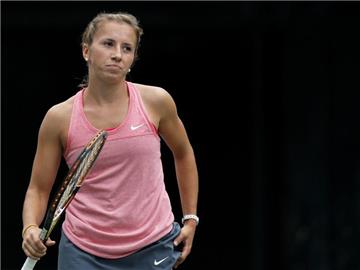 Annika Beck hat ihr Auftaktturnier in Peking verloren. Foto: Kiyoshi Ota