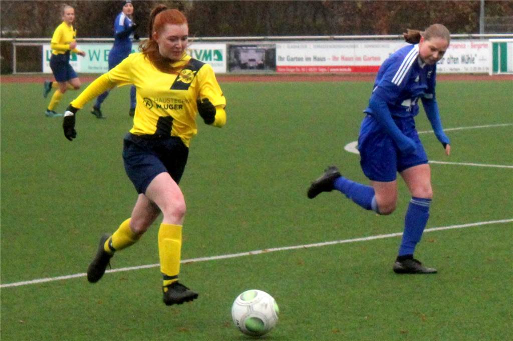 SV Herbern und PSV Bork starten in die Rückrunde: Auf der Suche nach Kontinuität Annika Vogel hat bereits zwölf Tore erzielt für den SV Herbern.