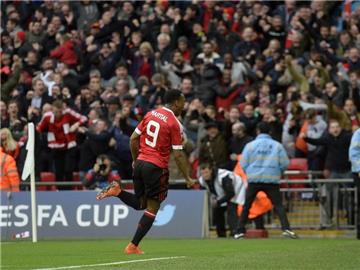 Anthony Martial hat Manchester United in letzter Minute ins FA-Cup-Finale geschossen. Foto: Hannah Mckay