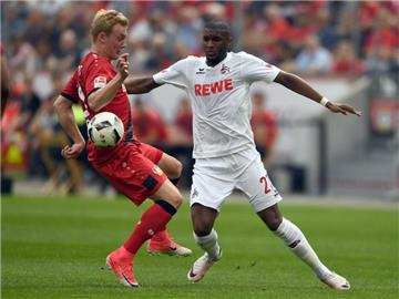 Anthony Modeste (r.) blieb gegen Bayer Leverkusen ohne Treffer. Foto: Federico Gambarini