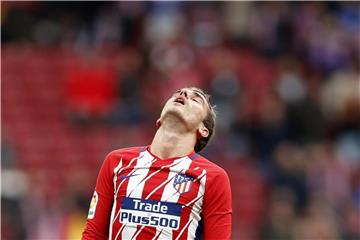 Antoine Griezmann ist mit Atlético Madrid im Viertelfinale des spanischen Pokals gegen den FC Sevilla ausgeschieden. Foto: Francisco Seco