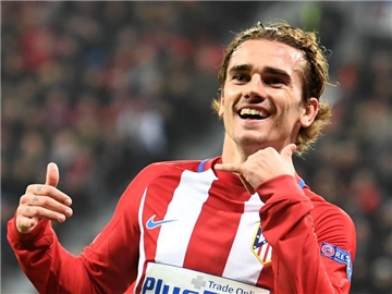 Antoine Griezmann traf zweimal für Atlético Madrid. Foto: Marius Becker