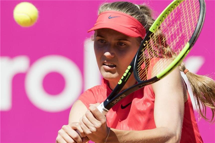 Antonia Lottner als dritte Deutsche im Achtelfinale Antonia Lottner steht nach ihrem Erstrundensieg im Achtelfinale des WTA-Turniers auf Mallorca. Foto: Peter Schneider/KEYSTONE