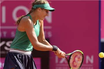 Antonia Lottner unterlag beim Turnier in Moskau der Slowenin Tamara Zidansek. Foto: Anthony Anex/KEYSTONE