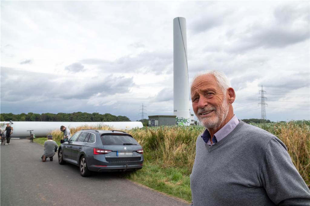 Abgestürzte Windkraftanlage in Gescher Estern.
