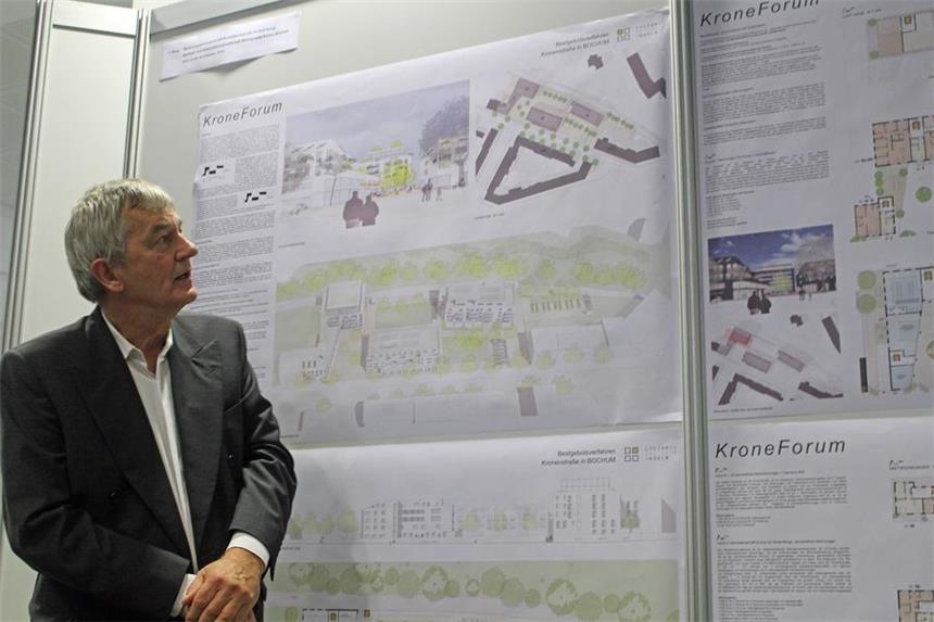 Neues Quartier am alten Stadtarchiv Architekt Thomas Luczak stellt seinen Siegerentwurf vor.