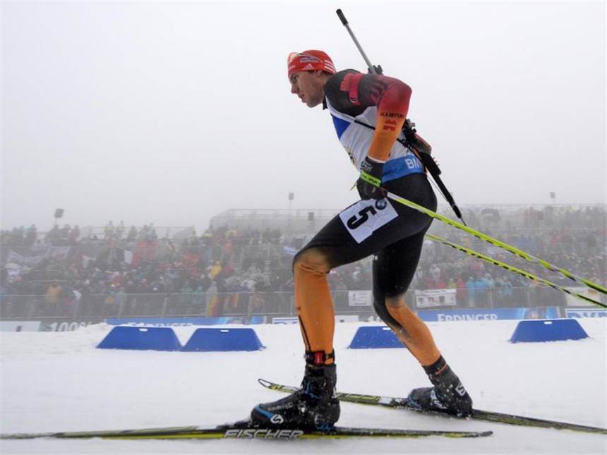 Biathlon-Weltcup: Henkelschleife in Oberhof gestrichen Arnd Peiffer muss auf den Start in Oberhof noch etwas warten. Foto: Hendrik Schmidt
