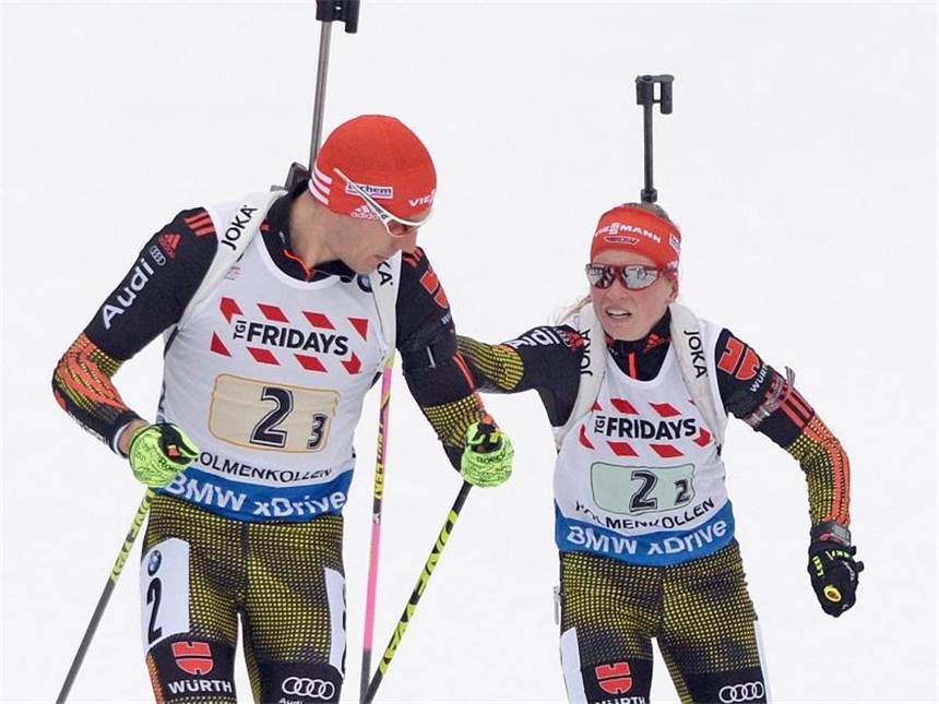 Am besten windstill: Biathlet Peiffer hofft auf faire Bedingungen Arnd Peiffer und Franziska Hildebrand starten in die Saison. Foto: Hendrik Schmidt