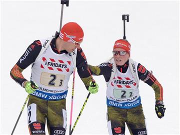 Arnd Peiffer und Franziska Hildebrand starten in die Saison. Foto: Hendrik Schmidt