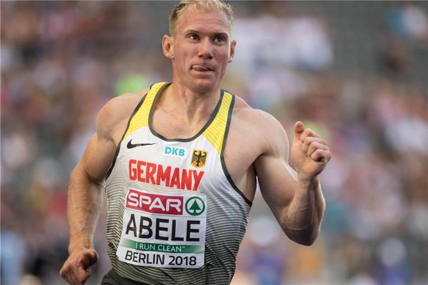 Guter EM-Start für Abele: Platz vier nach 100 Metern Arthur Abele startete stark in die EM. Foto: Sven Hoppe