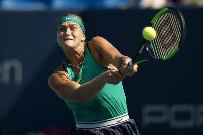 Weißrussin Sabalenka gewinnt Tennis-Turnier in New Haven Aryna Sabalenka hat ihren ersten Titel auf der WTA-Tour gewonnen. Foto: Michael Cummo/Hearst Connecticut Media/AP