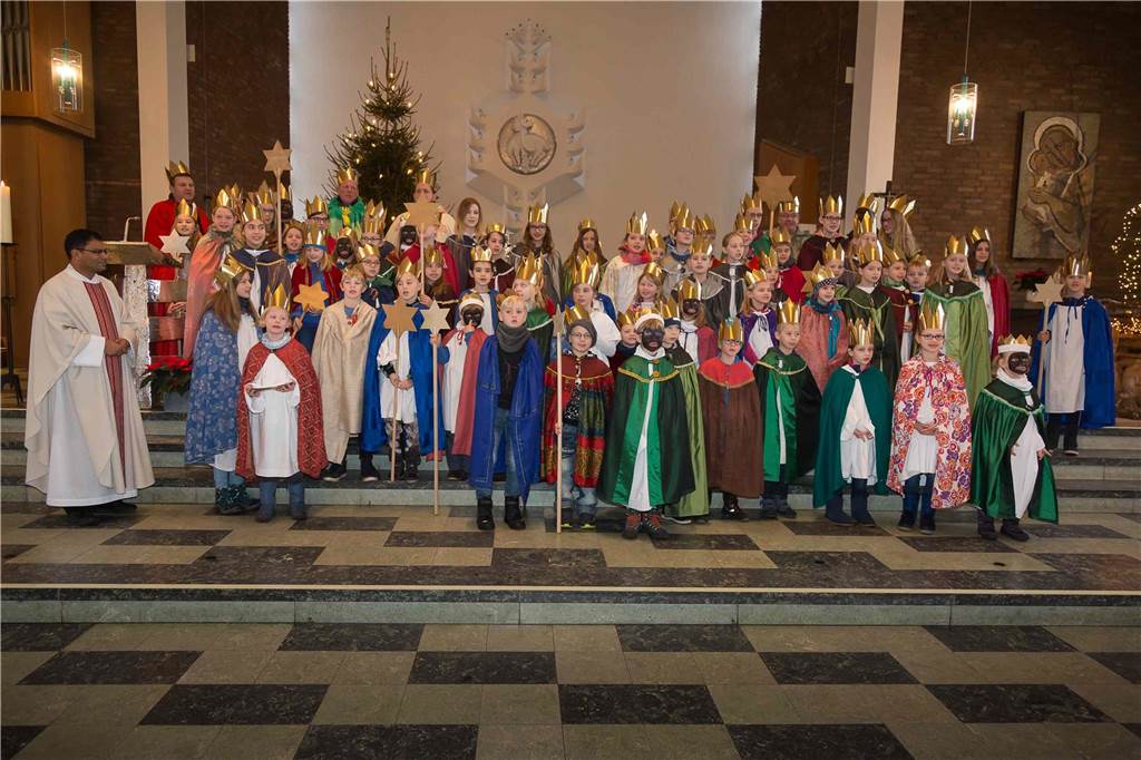 Nach 36 Jahren als Küster: Alfred Kiesewetter geht in den Ruhestand Sternsinger in der St.-Gottfried-Kirche in Wethmar