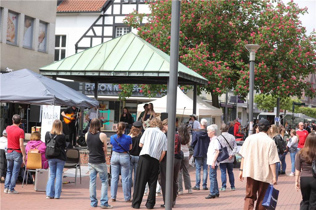 Auch am Alten Markt war einiges los.